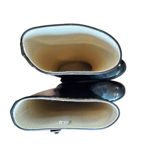 Hunter Original Black High Gloss Boots Size 8M/9F - Picture 9 of 14